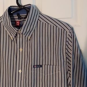 Chaps Button Down Long Sleeves Collar Shirt . Sz S